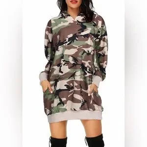 Camo sweater dress hotsell